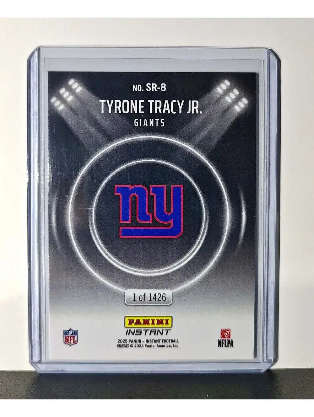 Tyrone Tracy Jr Rookie 2024 Panini Spotlight Rookies NFL #8 Card Giants 1 of 142